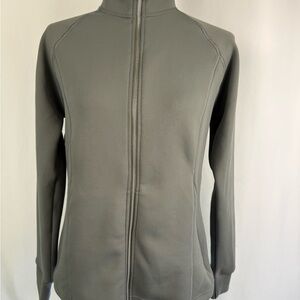 32 Degrees Women's full zipper athletic Jacket in Gray size Small